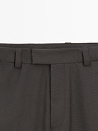 100% wool suit trousers - LIMITED