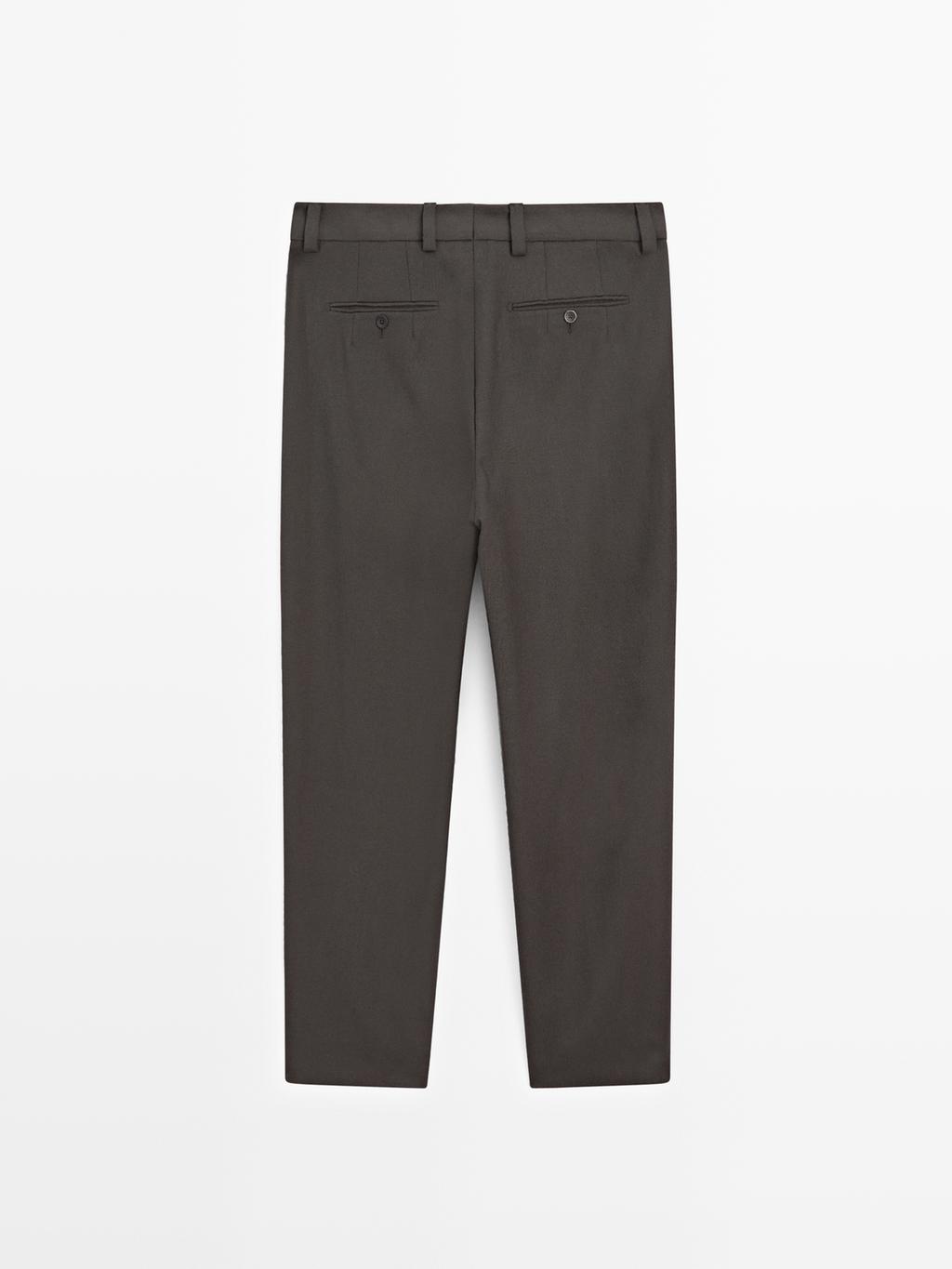 100% wool suit trousers - LIMITED