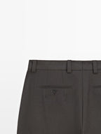 100% wool suit trousers - LIMITED