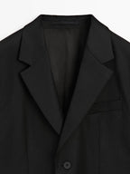 Flannel suit blazer - LIMITED