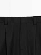 Flannel suit trousers - LIMITED