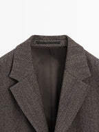 Long herringbone coat - LIMITED