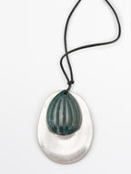 Almond pendant necklace