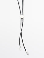 Irregular rhinestone necklace