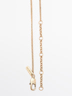 Chain necklace with pod pendant