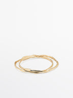 Set of irregular bracelets