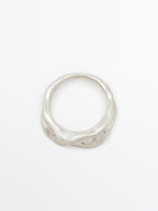 Abstract metal ring