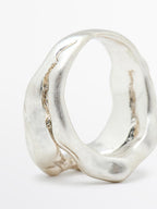 Abstract metal ring