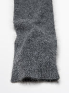Long knit 100% cashmere mittens