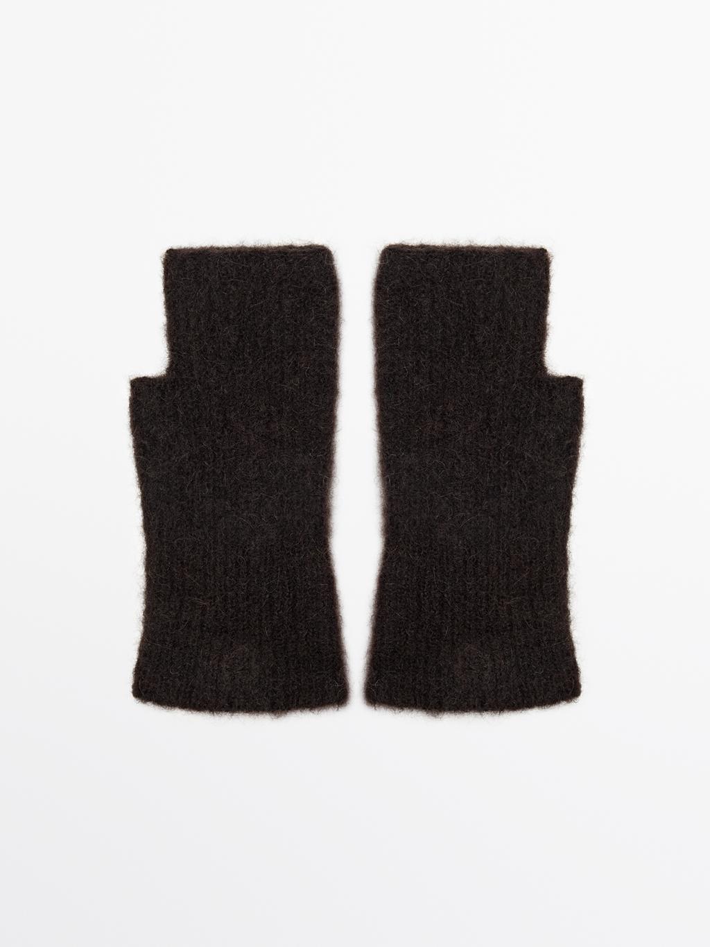 Alpaca blend mittens