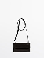 Nappa leather mini crossbody bag