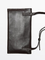 Nappa leather mini crossbody bag