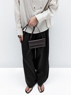 Nappa leather mini crossbody bag