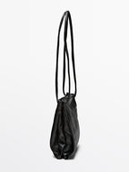 Nappa leather crossbody bag