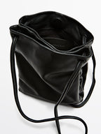 Nappa leather crossbody bag