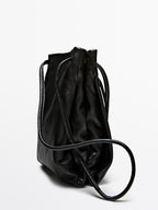 Nappa leather crossbody bag