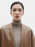 Long nappa leather coat - LIMITED