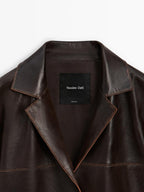 Nappa leather jacket