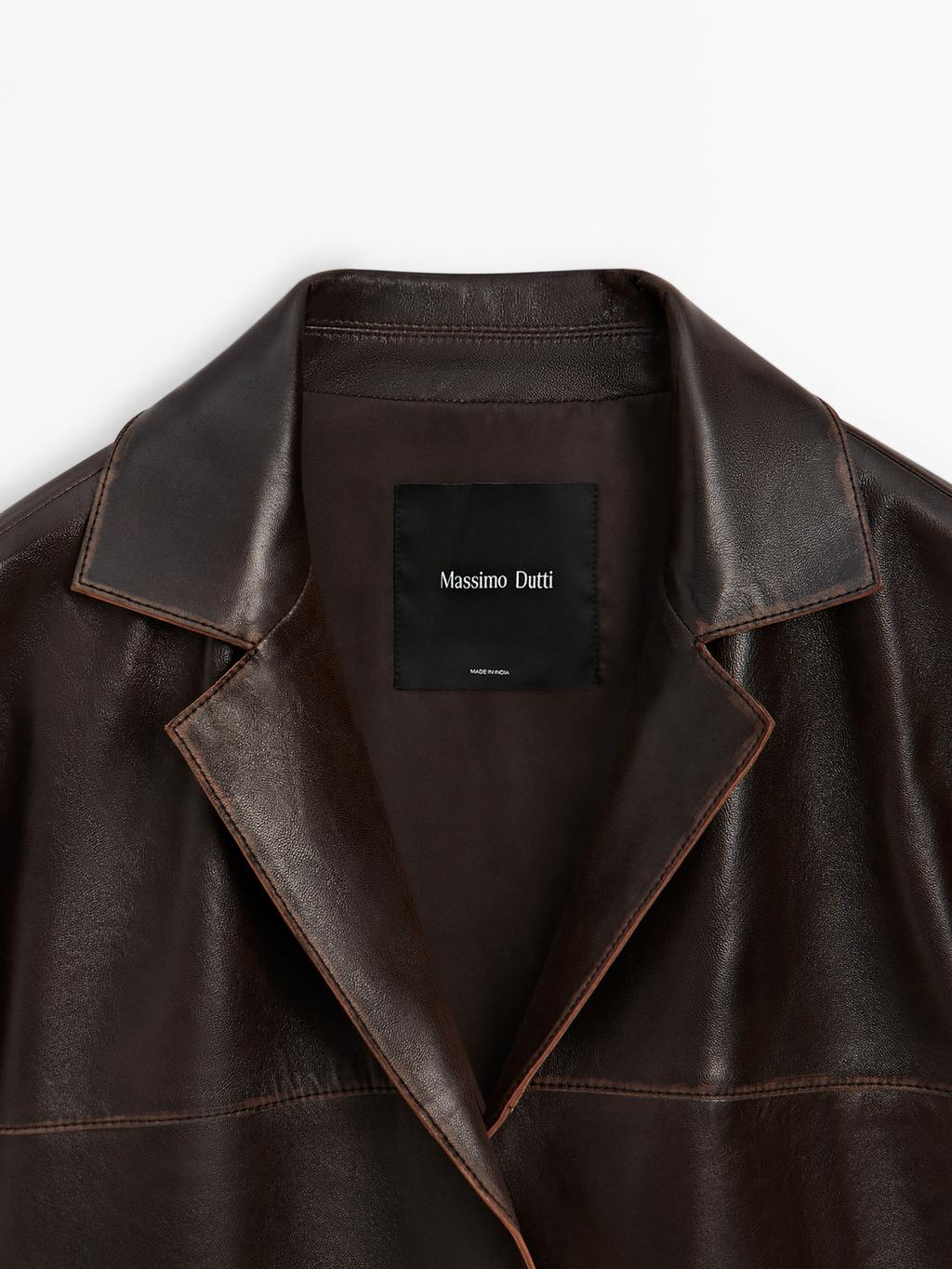 Nappa leather jacket