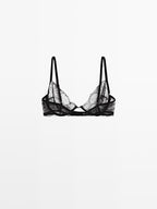 Lace bra with underwire