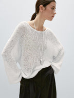 Flowing palazzo trousers with darts