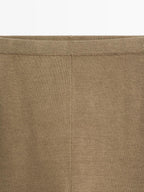 Knit silk blend leggings - LIMITED