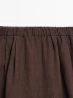 Flowing 100% linen trousers