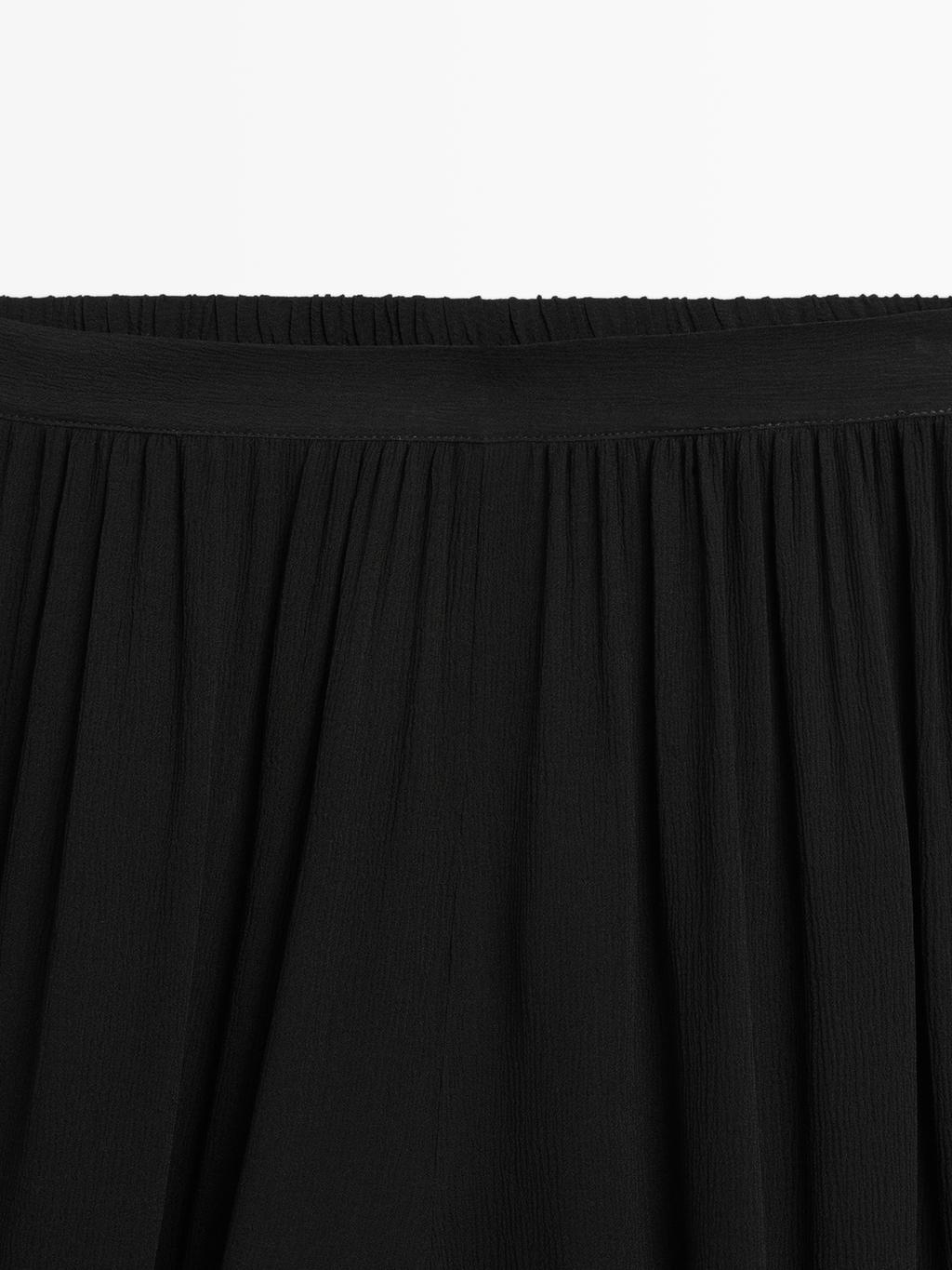 Sarouel trousers in flowing fabric - LIMITED