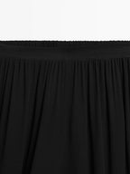 Sarouel trousers in flowing fabric - LIMITED