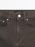 High-waist wide-leg jeans