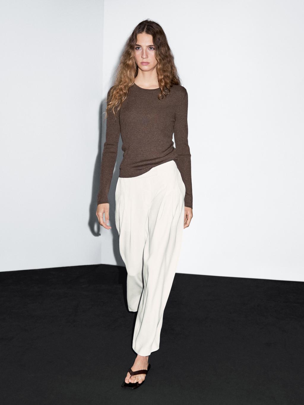 Darted culottes