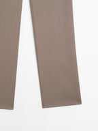 100% wool tailored fit trousers - LIMITED