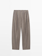 Tailored balloon fit trousers - LIMITED