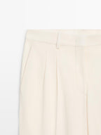 Trousers with double darts - LIMITED