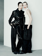 Satin balloon fit trousers - LIMITED