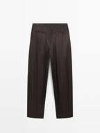 Satin balloon fit trousers - LIMITED