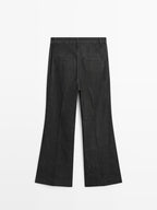 Mid-rise bell bottom jeans