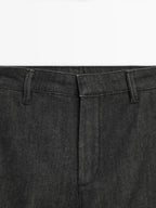 Mid-rise bell bottom jeans