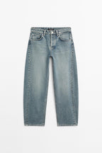 High-waist balloon fit jeans