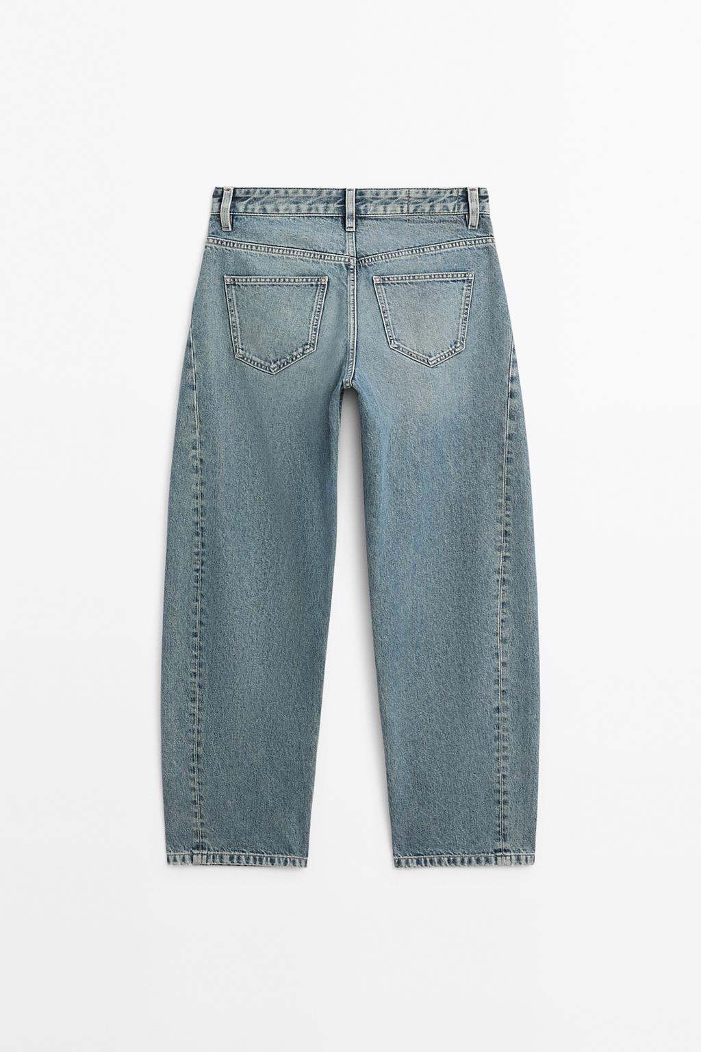 High-waist balloon fit jeans