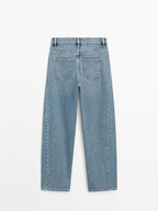 Mid-rise balloon fit jeans