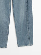 Mid-rise balloon fit jeans