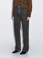 Mid-rise regular fit jeans