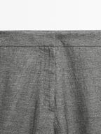 Sarouel trousers with button details
