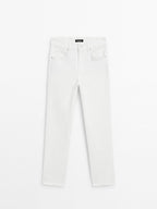 Mid-rise slim fit jeans