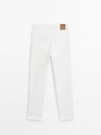 Mid-rise slim fit jeans