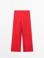 Flowing palazzo trousers
