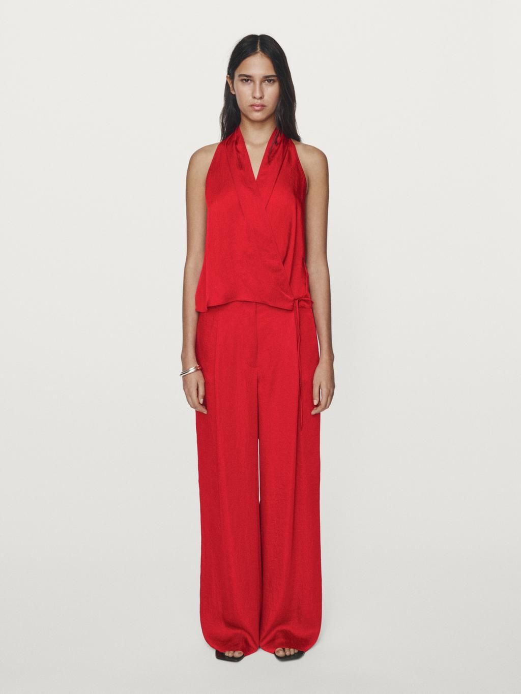 Flowing palazzo trousers