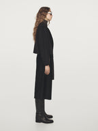 Long flannel Bermuda shorts with darts