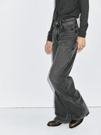 High-waist barrel fit jeans